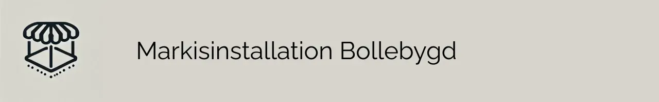 Markisinstallation Bollebygd