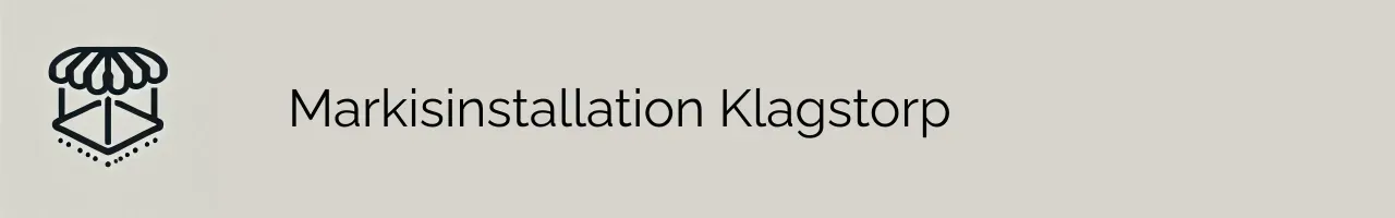 Markisinstallation Klagstorp